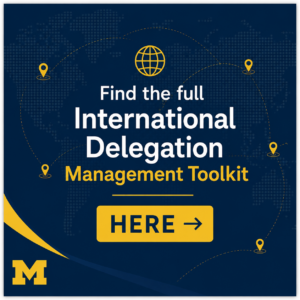Find the full International Delegation Management Toolkit HERE