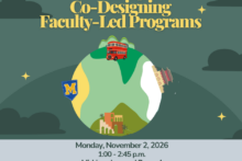 Workshop: Co-Designing Faculty-Led Programs